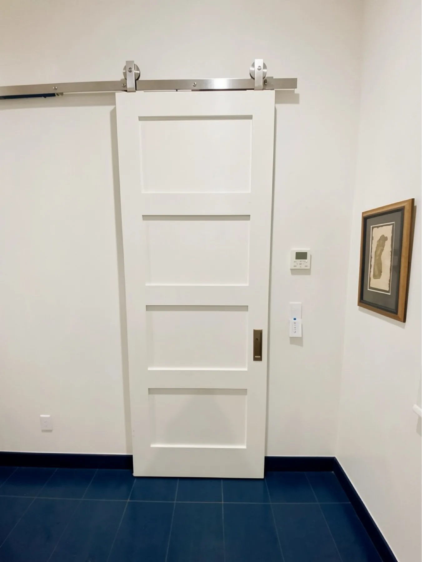 Barn-style interior door alignment at The Phoenician Project